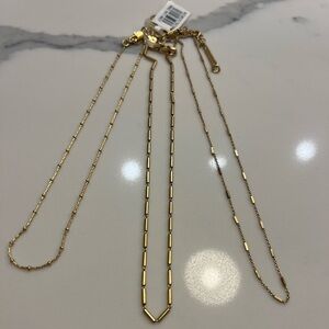 Madewell Choker Necklace Trio
